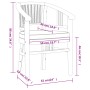 Juego de comedor para jardín 5 piezas madera maciza de teca de vidaXL, Conjuntos de jardín - Ref: Foro24-3155771, Precio: 779...