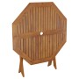 Mesa de jardín plegable madera maciza de acacia 90x75 cm en Mesas de jardín | Comprar online en Foru.es