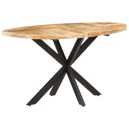 Mesa de comedor de madera maciza de mango 140x80x75 cm en Mesas de comedor | Comprar online en Foru.es