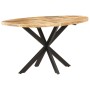 Mesa de comedor de madera maciza de mango 140x80x75 cm en Mesas de comedor | Comprar online en Foru.es