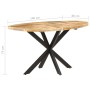 Mesa de comedor de madera maciza de mango 140x80x75 cm en Mesas de comedor | Comprar online en Foru.es