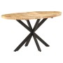 Mesa de comedor de madera maciza de mango 140x80x75 cm en Mesas de comedor | Comprar online en Foru.es