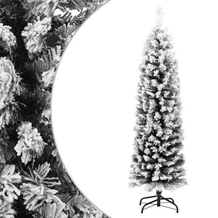Árbol de Navidad artificial verde con nieve PVC 120 cm en Decoración Festiva y Estacional | Comprar online en Foru.es