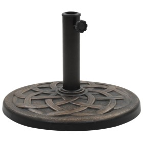 Base de sombrilla redonda de poliresina bronce 19 kg en Bases para sombrillas | Comprar online en Foru.es