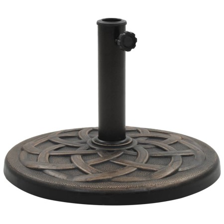 Base de sombrilla redonda de poliresina bronce 19 kg en Bases para sombrillas | Comprar online en Foru.es