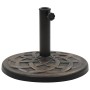 Base de sombrilla redonda de poliresina bronce 19 kg en Bases para sombrillas | Comprar online en Foru.es