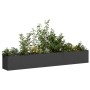Jardinera de acero laminado en frío negro 280x40x40 cm en Macetas y jardineras | Comprar online en Foru.es