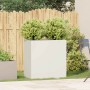 Jardinera de acero laminado en frío blanco 80x40x80 cm en Macetas y jardineras | Comprar online en Foru.es