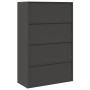 Armario de almacenamiento 2 pcs Negro 90 x 40 x 140 cm en Armarios archivadores | Comprar online en Foru.es