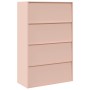 Armario de almacenamiento 2 pcs Rosa 90 x 40 x 140 cm en Armarios archivadores | Comprar online en Foru.es
