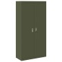 Armario de almacenamiento 2 pcs Verde Oliva 90 x 40 x 180 cm en Armarios archivadores | Comprar online en Foru.es