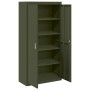 Armario de almacenamiento 2 pcs Verde Oliva 90 x 40 x 180 cm en Armarios archivadores | Comprar online en Foru.es