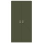 Armario de almacenamiento 2 pcs Verde Oliva 90 x 40 x 180 cm en Armarios archivadores | Comprar online en Foru.es