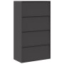 Armario de almacenamiento 2 pcs Negro 80 x 40 x 140 cm en Armarios archivadores | Comprar online en Foru.es