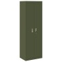 Armario de almacenamiento 2 pcs Verde Oliva 60 x 40 x 180 cm en Armarios archivadores | Comprar online en Foru.es