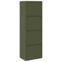 Armario de almacenamiento 2 pcs Verde Oliva 60 x 40 x 180 cm en Armarios archivadores | Comprar online en Foru.es