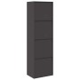 Armario de almacenamiento 2 pcs Negro 60 x 40 x 200 cm en Armarios archivadores | Comprar online en Foru.es