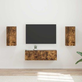 Roble ahumado 60 x 31 x 29,5 cm en Muebles TV | Comprar online en Foru.es