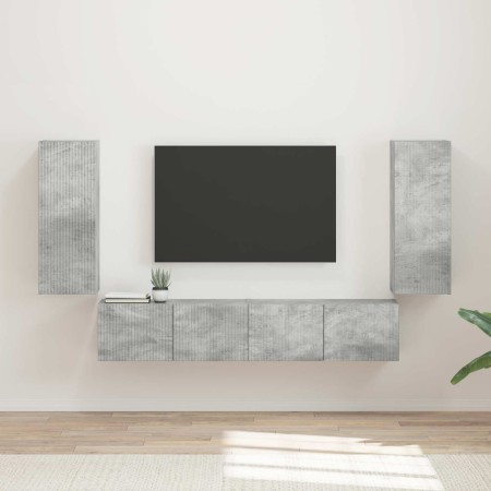 Gris Concreto 78,5 x 30 x 29,5 cm en Muebles TV | Comprar online en Foru.es
