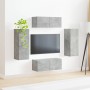 Gris Concreto 78,5 x 30 x 29,5 cm en Muebles TV | Comprar online en Foru.es