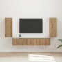 Roble artesanal 78,5 x 30 x 29,5 cm en Muebles TV | Comprar online en Foru.es