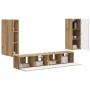 Roble artesanal 78,5 x 30 x 29,5 cm en Muebles TV | Comprar online en Foru.es