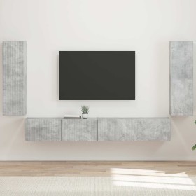 Gris Concreto 98 x 31 x 29,5 cm en Muebles TV | Comprar online en Foru.es