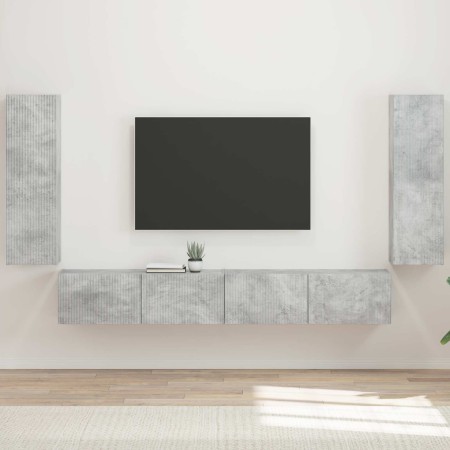 Gris Concreto 98 x 31 x 29,5 cm en Muebles TV | Comprar online en Foru.es