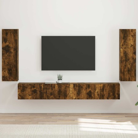 Roble ahumado 98 x 31 x 29,5 cm en Muebles TV | Comprar online en Foru.es