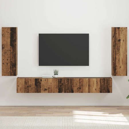 Madera envejecida 98 x 31 x 29,5 cm en Muebles TV | Comprar online en Foru.es
