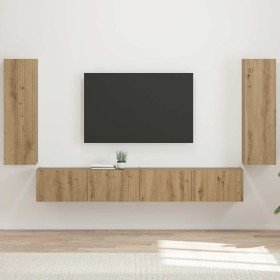 Roble artesanal 98 x 31 x 29,5 cm en Muebles TV | Comprar online en Foru.es