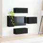 4 pcs Negro en Muebles TV | Comprar online en Foru.es