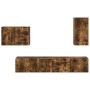 4 pcs Roble ahumado en Muebles TV | Comprar online en Foru.es