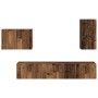 4 pcs Madera envejecida en Muebles TV | Comprar online en Foru.es