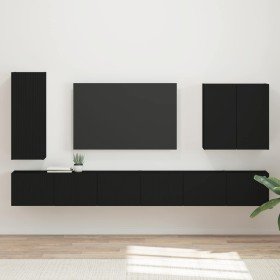 6 pcs Negro en Muebles TV | Comprar online en Foru.es