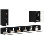6 pcs Negro en Muebles TV | Comprar online en Foru.es