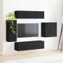 6 pcs Negro en Muebles TV | Comprar online en Foru.es