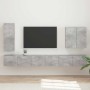6 pcs Gris Concreto en Muebles TV | Comprar online en Foru.es