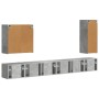 6 pcs Gris Concreto en Muebles TV | Comprar online en Foru.es