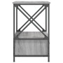 Mesita de noche madera de ingeniería gris Sonoma 50x41x65 cm de vidaXL, Mesitas de noche - Ref: Foro24-826089, Precio: 61,00 ...