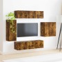 6 pcs Roble ahumado en Muebles TV | Comprar online en Foru.es