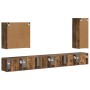 6 pcs Roble ahumado en Muebles TV | Comprar online en Foru.es
