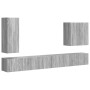 6 pcs Gris Sonoma en Muebles TV | Comprar online en Foru.es