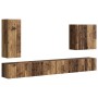 6 pcs Madera envejecida en Muebles TV | Comprar online en Foru.es