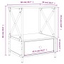 Mesita de noche madera de ingeniería gris Sonoma 50x41x65 cm de vidaXL, Mesitas de noche - Ref: Foro24-826089, Precio: 61,00 ...