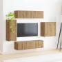 6 pcs Roble artesanal en Muebles TV | Comprar online en Foru.es