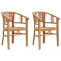 Juego de comedor para jardín 3 pzas madera maciza de teca de vidaXL, Conjuntos de jardín - Ref: Foro24-3155753, Precio: 400,6...