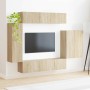 6 pcs Roble Sonoma en Muebles TV | Comprar online en Foru.es