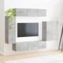 6 pcs Gris Concreto en Muebles TV | Comprar online en Foru.es