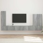 6 pcs Gris Sonoma en Muebles TV | Comprar online en Foru.es